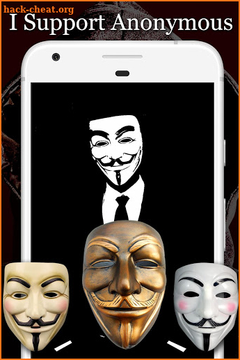 Anonymous Mask Photo Editor Free screenshot