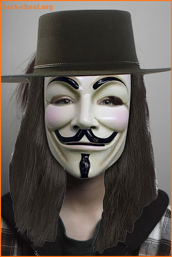 Anonymous Mask Photo Stickers screenshot