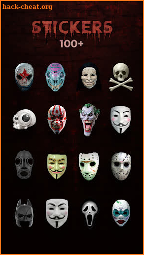 Anonymous Mask Stickers & Horror Stickers screenshot