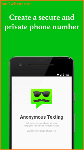 Anonymous Texting - Keep your real number private screenshot