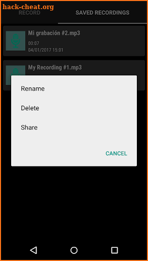 AnRecorder. Voice Recorder PRO screenshot