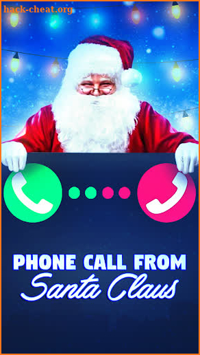 Answer call from Santa Claus (prank) screenshot