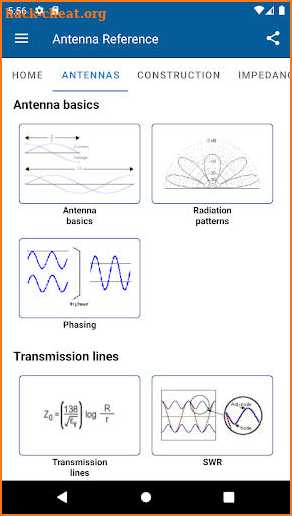 Antenna Reference screenshot