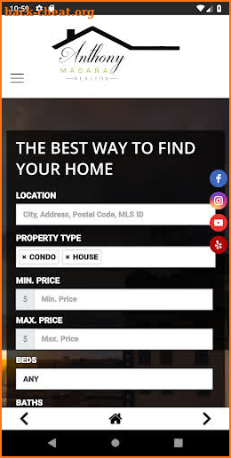 Anthony Magaña Real Estate screenshot