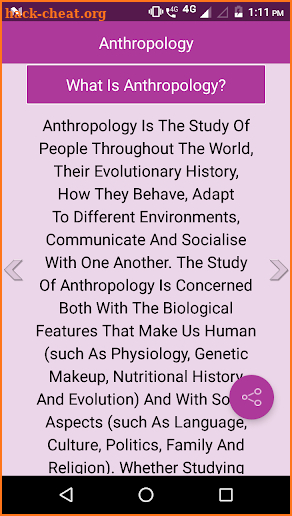 Anthropology screenshot