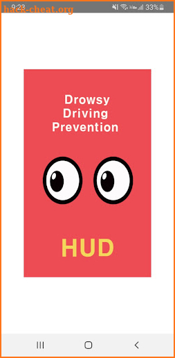 Anti-drowsiness HUD screenshot