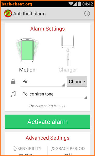 Anti Theft Alarm screenshot