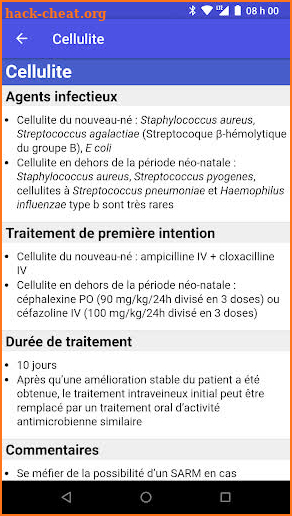 Antibiothérapie Pédiatrique screenshot