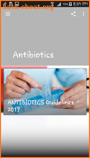 Antibiotics Guidelines 2017 screenshot