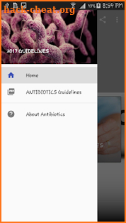 Antibiotics Guidelines 2017 screenshot