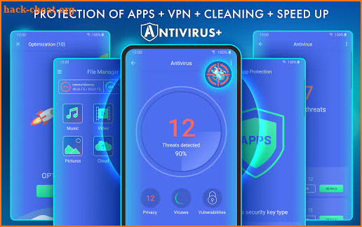 Antivirus - viruses protection, security, VPN screenshot