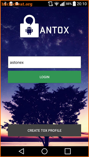 Antox screenshot