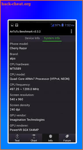 AnTuTu Benchmark - Tips screenshot