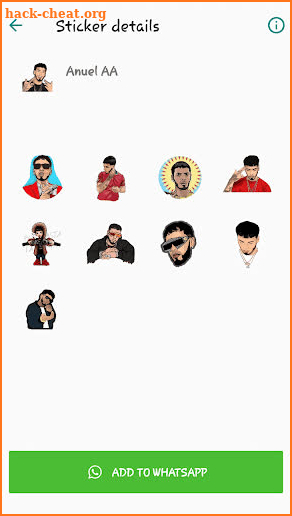 Anuel AA Stickers for WhatsApp screenshot