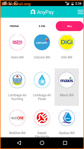 AnyPay screenshot