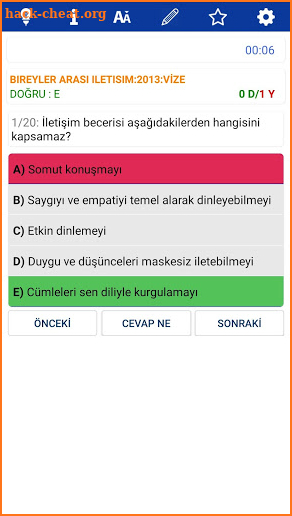 AÖF Çıkmış Sorular, Denemeler, Özetler screenshot