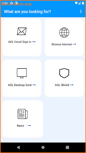 AOL Email setup app- AOL Desktop Gold screenshot