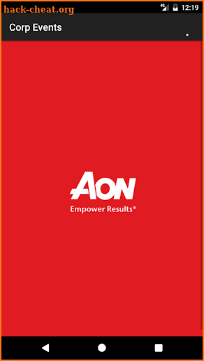 Aon Events screenshot