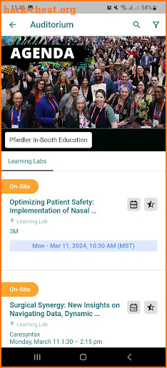 AORN Expo screenshot