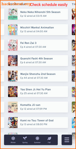 AP Anime Track & Info App screenshot