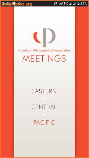 APA Meetings screenshot