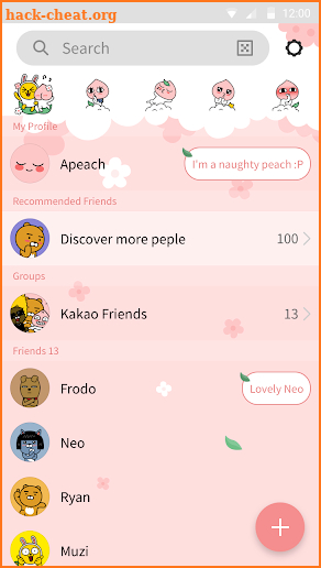 Apeach - KakaoTalk Theme screenshot