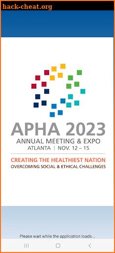 APHA ANNUAL MEETING screenshot