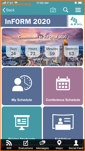 APHL Conferences screenshot