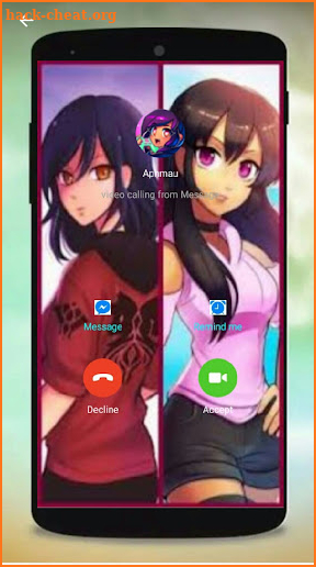 Aphmau call: Fake video call and wallpaper screenshot