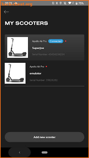 Apollo Scooters screenshot