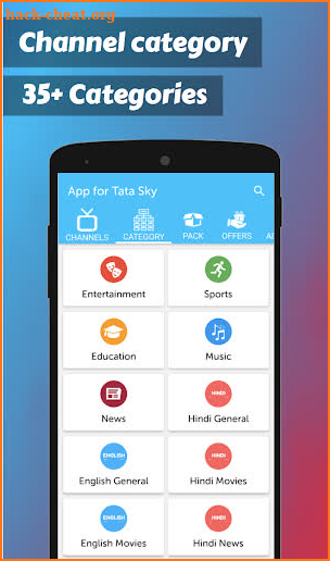 App for Tata Sky Channels List& Tata sky DTH Guide screenshot