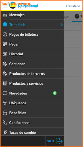 APP La Nacional screenshot