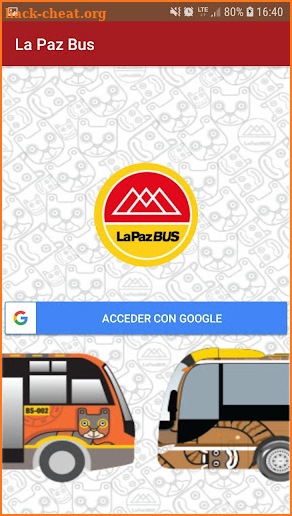 App La Paz Bus screenshot