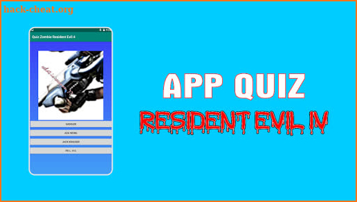 APP Quiz Game Resident Evil IV screenshot