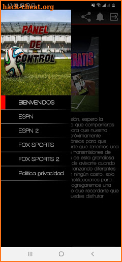 APP SPORTS TV screenshot