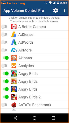 App Volume Control Pro screenshot