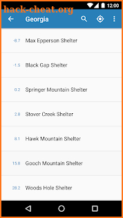 Appalachian Trail Forecast screenshot