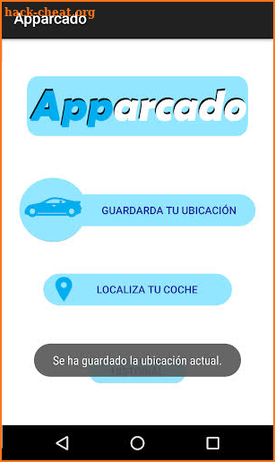 Apparcado - Encontrar mi coche aparcado screenshot