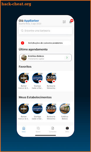 AppBarber: Cliente screenshot