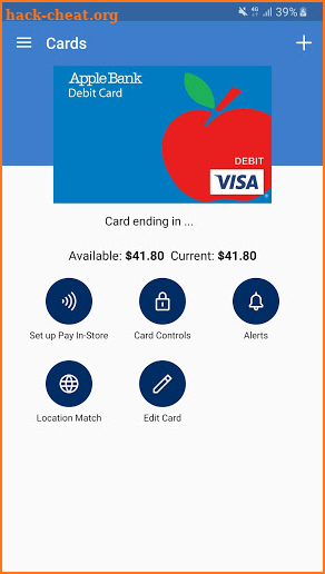 Apple Bank Debit screenshot