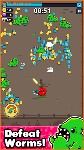 Apple Grapple: Survivor screenshot