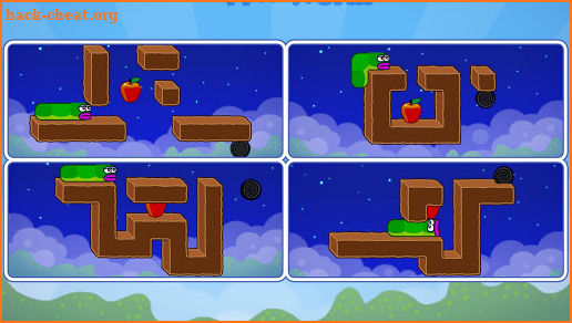 Apple Worm: Free Logic Puzzle screenshot