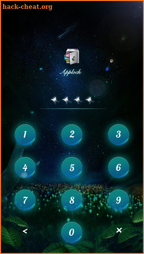 AppLock Live Theme Flying Butterfly screenshot