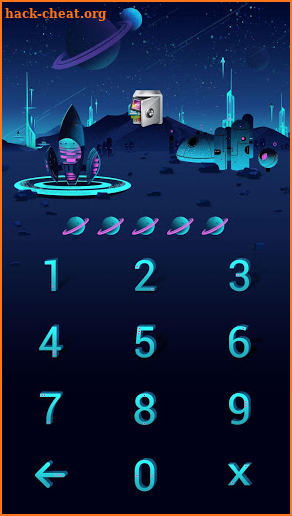 AppLock Theme Interstellar screenshot