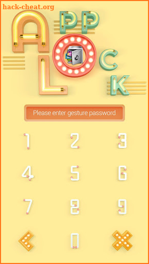 AppLock Theme Neon screenshot