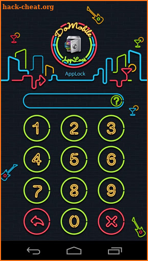 AppLock Theme Nightclub screenshot