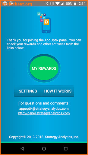 AppOptix screenshot