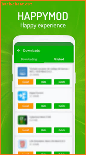Apps & Games: Happymod screenshot