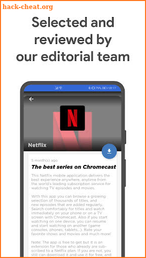 Apps for Chromecast - Your Chromecast Guide screenshot