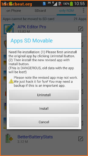 Apps Movable screenshot